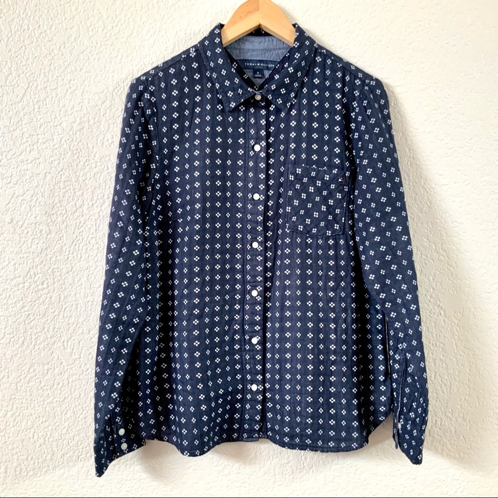 Tommy Hilfiger Long Sleeve Button Down, Sz M